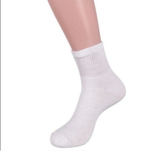 6 Pairs Special Quarter High Diabetic Comfort Socks - Picture 2 of 3